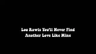 Backmasking Experiment: 'You'll Never Find Another Love Like Mine' by Lou Rawls Backward
