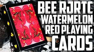 Deck Review - Bee RJRTC Watermelon Red Edition Playing Cards [HD]