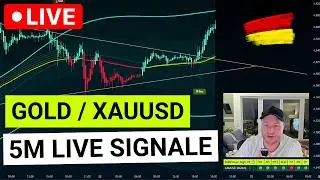 🔴 LIVE Gold XAUUSD BullPower Algo V6 Signale | 5-Min Chart