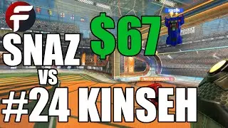 Kinseh (Rank 24) vs Snaz | $67 Rocket League 1v1 Showmatch - Bo5