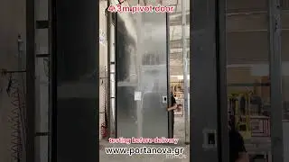 Pivot door testing    #pivot #doors #security #steeldoors
