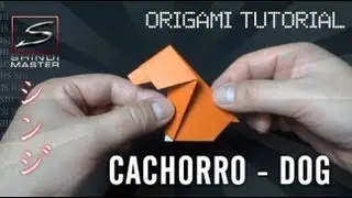 Aprenda a fazer um cachorro em origami - Dog Origami Tutorial - SHINDIMASTER