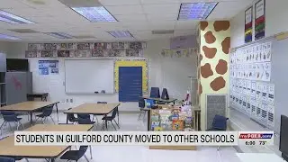 Students in Guilford County moved to other schools