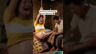 Giving birth🤰 #reels #villagerlifestyle #myhappyvillagelifestyle #birth #birth #newborn #cute