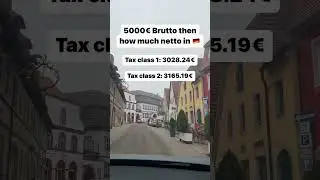 If 5000&euro; Brutto then how much netto In Germany 🇩🇪 #globepravasi