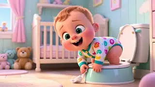 Potty Time Happy Day 🚽 | Fun Potty Training Song for Kids | Sing Along Routine