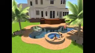 Sanford Pool Contractor | Tara & Louis Martorella's Backyard Paradise