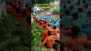 सभी बच्चों द्वारा किया गया व्यायाम #exercise #education #motivation
