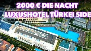Mega fünf Sterne Hotels mit der Drohne von Kumköy Richtung Titrengöl