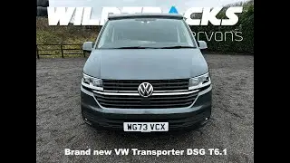New VW DSG T6.1 Transporter Campervan in Indium Grey
