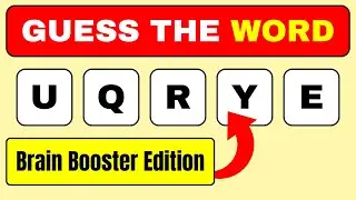 Guess The WORD | Scramble Word Challenge Round 24 By Mindful Mosaic 2.0 | Brain Booster Edition