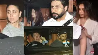 Shashi Kapoor Last Rites: Emotional Kareena Kapoor Khan, Rani Mukherjee And Bachchan Family
