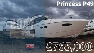 Princess P49 Yacht For Sale, Boat Tour