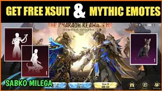 Get Free Pharaoh XSut & Mythic Emotes | How To Get Pharaoh X suit In Bgmi