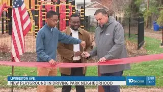 Columbus officials cut ribbon on new playground in Driving Park neighborhood