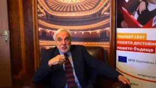 EYD2015 BG Ambassador - Prof. Plamen Kartalov Part 1