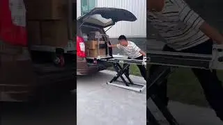 Self-lifting electric cart #lifting #lift #electric #trolley #truck #van #automatic #selfimprovement