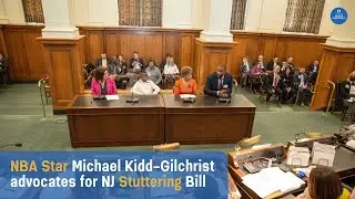 Michael Kidd-Gilchrist testifies on Stuttering Legislation