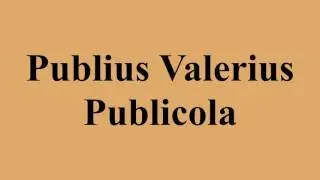 Publius Valerius Publicola