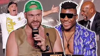 BEST TRASH TALK from the Tyson Fury vs Francis Ngannou press conference!