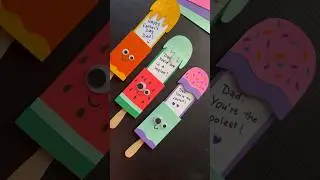 DIY popsicle card for dad | Father&rsquo;s day card idea #shorts