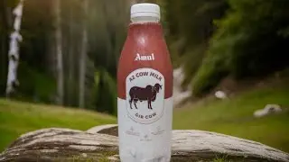 Amul A2 Cow Milk Of Gir Cow/ very interesting bottle packaging/Thick, Yummy,  Tastiest Milk For Kids