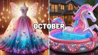 Выберите месяц своего рождения и посмотрите на свое платье и бассейн👗🏊&zwj;♀️😍💗💖😘😎 || #тренд #видео #...