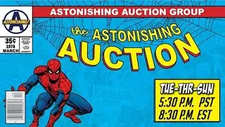 Sunday ASTONISHING!: Live Comic Book Auction (1/4/26) 8:30pm (EST)/5:30pm (PST) 📱
