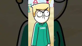 Dans & Snad in Squid Game (Animation Meme) #squidgame #shorts