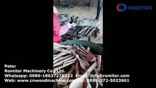 Semi Automatic Bamboo Spoon Sanding Machine