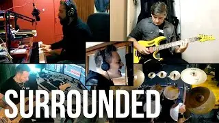 DREAM THEATER - Surrounded - Full band split screen cover