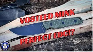 Best Value EDC Fixed Blade!? Vosteed Mink Review & Testing