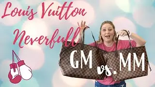 LOUIS VUITTON NEVERFULL GM vs. MM COMPARISON// Luxury Review and Comparison