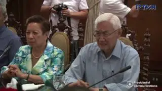 Meeting with the Peace Negotiating Panels between the GPH and CPP/NPA/NDF