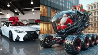 Marry Christmas From Futuristic Santa 🎁🚘🎅