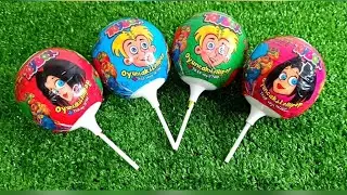 Satisfying video asmr lollipops candy and chocolate yummy candy Cutting video 