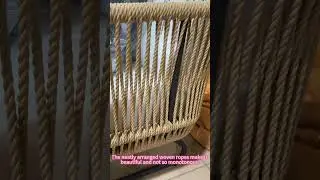 Just Finished: Handwoven Rope Sofa for Outdoor Dining
