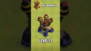 Air Defence Max Level 😍 Clash of Clans #clashofclans #clash #coc #shorts