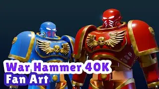 Warhammer 40k character - fan art