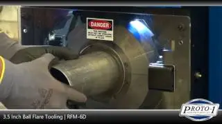 RFM-6D Tube End Forming Machine | 3.5 Inch Ball Flare Tooling