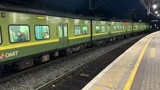 DART TRAIN in DUBLIN CITY in IRELAND🇮🇪