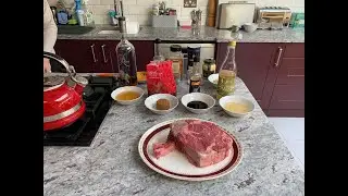 Bourbon Marinated Cowboy Steak