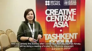 Olga Malysheva about Creative Central Asia Forum