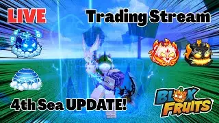 Blox FRUITS LIVE! TRADING! 4th SEA UPDATE! STOCK