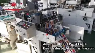 High speed automatic flat bed die cutting machine web guide auto tension control