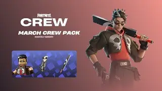 Fortnite  NEW Receiving My March 1st Crew Skin