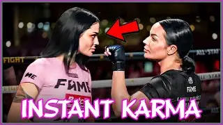 Witness The Destruction of Cocky Fighter Kamila Smogulecka Zusje