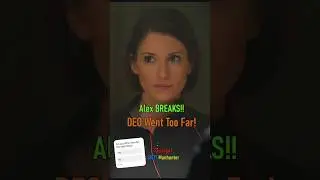 Alex Danvers NEVER Breaks 😳 | Supergirl S1E17 #shorts #AlexDanvers #DEO