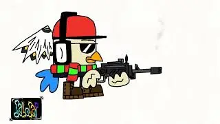 Coll rooster - CHICKEN GUN SHOOTING ANIMATION 