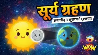 Solar Eclipse in Hindi for Kids | सूर्य ग्रहण | Science for All Indian School Boards